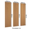 Painel para TV 100% Mdf Ripado Decoração 250 Cm Freijó - Panorama Móveis