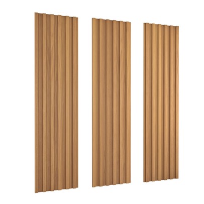 Painel para TV 100% Mdf Ripado Decoração 250 Cm Freijó - Panorama Móveis