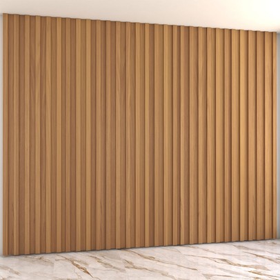 Painel para TV 100% Mdf Ripado Decoração 250 Cm Freijó - Panorama Móveis
