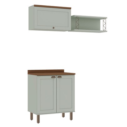 Armário Multiuso Acquaflex 3 Peças Elegance Mint - Genialflex