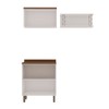 Armário Multiuso Acquaflex 3 Peças Elegance Branco Fosco - Genialflex