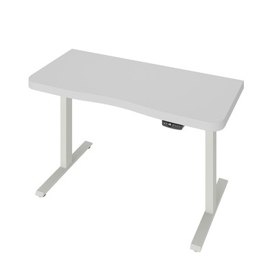 Mesa Escrivaninha Home Office Premium com Regulagem de Altura Branco - Artany Móveis