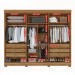 Guarda-Roupa Casal Eldorado Premium 6 Portas 6 Gavetas com Pé 100% Mdf Cinamomo - Pnr Móveis
