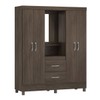 Guarda-Roupa Capelinha Lord 4 Portas ébano Touch - Demóbile
