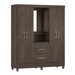Guarda-Roupa Capelinha Lord 4 Portas ébano Touch - Demóbile