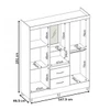 Guarda-Roupa Capelinha Lord 4 Portas Amêndola/Off-White - Demóbile