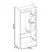 Guarda-Roupa Wind 3 Portas Amêndola/Off-White - Demóbile