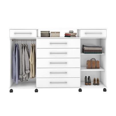 Cômoda London 7 Gavetas Branco - Demóbile