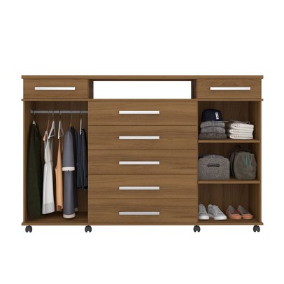 Cômoda London 7 Gavetas Amêndola Touch - Demóbile