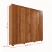 Guarda-Roupa Casal Magnus 6 Portas 6 Gavetas com Pés Ripado 100% Mdf Cinamomo - Pnr Móveis