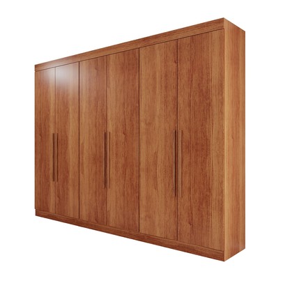 Guarda-Roupa Casal Eldorado Premium 6 Portas 6 Gavetas Cinamomo - Pnr Móveis