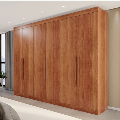 Guarda-Roupa Casal Eldorado Premium 6 Portas 6 Gavetas Cinamomo - Pnr Móveis