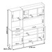 Cozinha Compacta Select 6 Portas 2 Gavetas Amêndola/Branco - Demóbile
