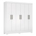 Guarda-Roupa Vero 6 Portas Branco - Demóbile