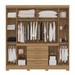 Guarda-Roupa Casal New Realce 8 Portas 3 Gavetas Amêndola/Touch - Demóbile