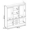 Guarda-Roupa Casal New Murano 10 Portas 3 Gavetas Amêndola/Touch - Demóbile