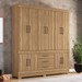 Guarda-Roupa Casal New Murano 10 Portas 3 Gavetas Amêndola/Touch - Demóbile