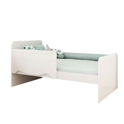 Berço Americano 3 em 1 Ben 100% Mdf Brilho/Amêndoa - Móveis Peroba