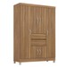 Guarda-Roupa Casal Ecom Ii 6 Portas Amêndola - Demóbile