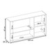 Armário Aéreo Cozinha Firenze 120cm 3 Portas Amêndola/Branco - Demóbile