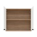 Armário Aéreo Cozinha Firenze 80cm 2 Portas Amêndola/Branco - Demóbile