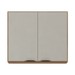Armário Aéreo Cozinha Firenze 80cm 2 Portas Amêndola/Nude - Demóbile