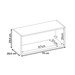 Armário Aéreo Cozinha 70cm Firenze 1 Porta Amêndola/Branco - Demóbile