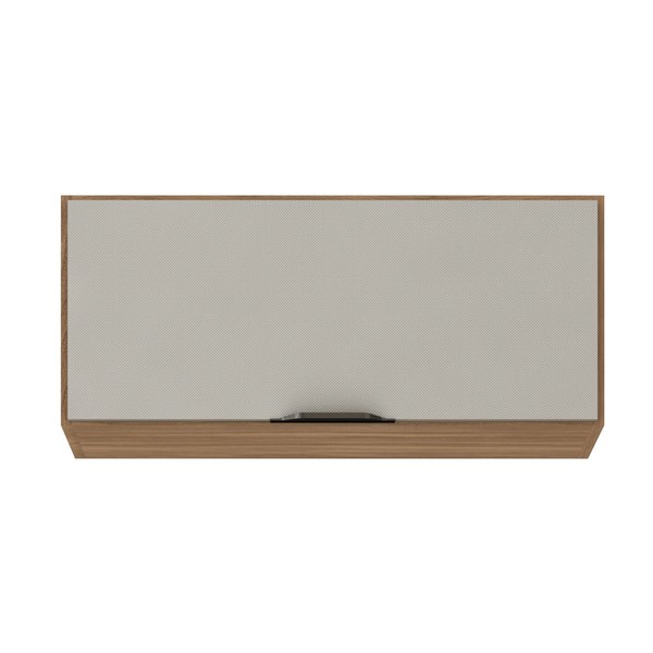 Armário Aéreo Cozinha 70cm Firenze 1 Porta Amêndola/Nude Prime Tx - Demóbile