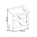 Balcão de Cozinha 80cm Firenze 2 Portas Amêndola/Nude - Demóbile