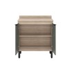 Balcão de Cozinha 80cm Firenze 2 Portas Avena/Menta - Demóbile