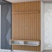 Painel para TV Até 60 Polegadas Apolo Ripado 1 Porta 140 Cm Nature/Off White - Panorama Móveis