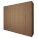 Guarda-Roupa Casal Galeão 6 Portas 6 Gavetas Amêndola Touch - Panorama Móveis