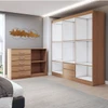 Guarda-Roupa Luna 6 Portas 2 Gavetas com Cômoda 2 Portas 5 Gavetas Demolição - Panorama Móveis