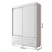 Guarda-Roupa Solteiro Sereno 2 Portas 2 Gavetas Branco - Caemmun