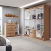 Guarda-Roupa Casal Aurora 6 Portas 2 Gavetas com Cômoda 1 Portas 5 Gavetas Demolição - Panorama Móveis
