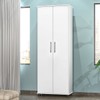 Armário Multiuso Arezzo 2 Portas 4 Prateleiras Branco - J&a Móveis