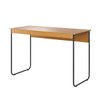 Mesa Escrivaninha Criare 120 Cm Preto/Nature - Art Panta