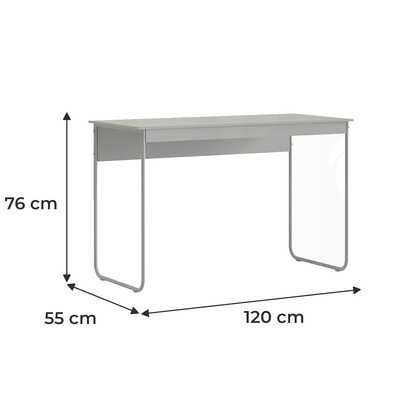 Mesa Escrivaninha Criare 120 Cm Preto/Nature - Art Panta