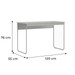 Mesa Escrivaninha Criare 120 Cm Preto/Nature - Art Panta