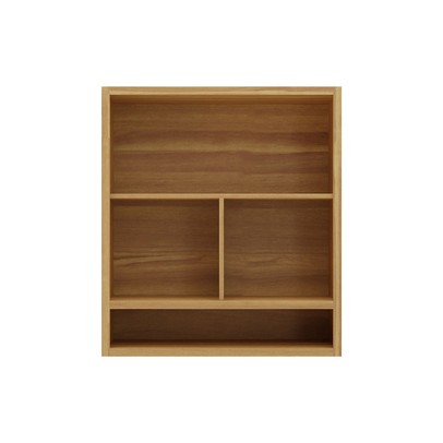Armário Aéreo Cozinha 80 Cm Syrah 2 Portas 100% Mdf Amêndoa/Off White - Rio Doce