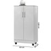 Armário Multiuso Smart 2 Portas 3 Prateleiras Branco - J&a Móveis