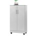 Armário Multiuso Smart 2 Portas 3 Prateleiras Branco - J&a Móveis