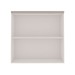 Armário Aéreo Cozinha 80cm Iluminata 100% Mdf 2 Portas Branco/Fendi - Genialflex