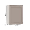 Armário de Cozinha Aéreo Iluminata 100% Mdf 1 Porta - Genialflex