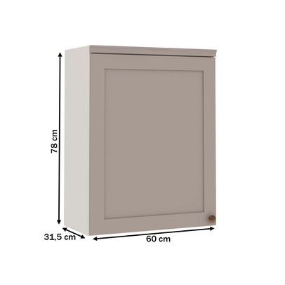 Armário de Cozinha Aéreo Iluminata 100% Mdf 1 Porta - Genialflex