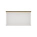 Armário Aéreo Cozinha 80cm Iluminata 100% Mdf 1 Porta Basculante Branco - Geniallex