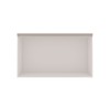 Armário Aéreo Cozinha 80cm Iluminata 100% Mdf 1 Porta Basculante Branco/Fendi - Geniallex