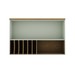 Armáreo Aéreo Cozinha 120cm Mini Boreal 100% Mdf 1 Porta Basculante Vidro Mint - Genialflex