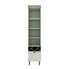 Cristaleira Iluminata 100% Mdf 1 Porta de Vidro e Adega Mint - Genialflex