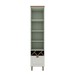 Cristaleira Iluminata 100% Mdf 1 Porta de Vidro e Adega Mint - Genialflex
